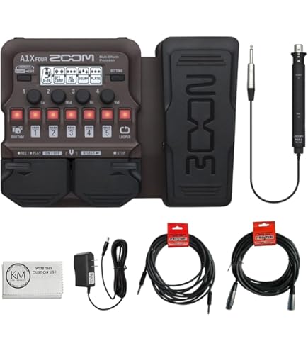Amazon.com: Zoom Acoustic Guitar Multi-Effects Pedal (A1X Four